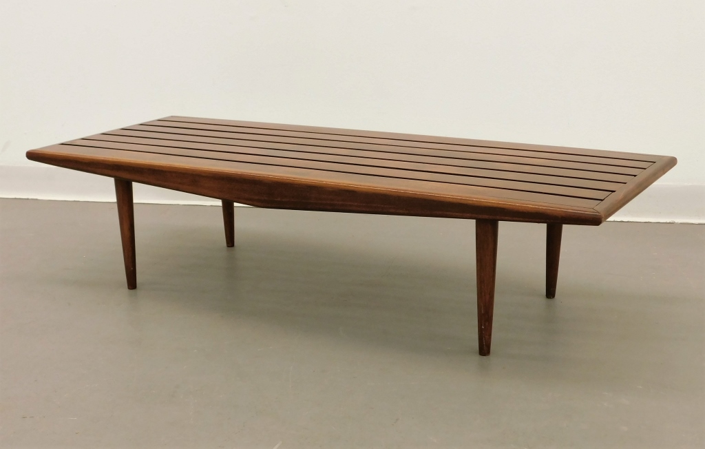 MCM DANISH TEAKWOOD SLAT COFFEE