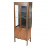 MCM DANISH WALNUT AND GLASS LI