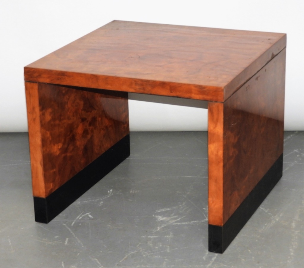 MCM HOLLYWOOD REGENCY BURL WOOD