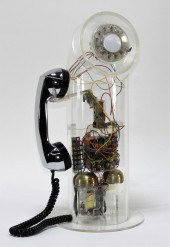 MCM ITT CHROME LUCITE ROTARY S