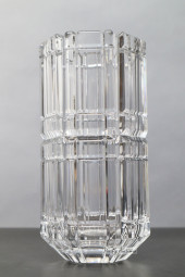 MCM LEAD CRYSTAL VASE, STRAIGH