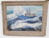 MCM NAUTICAL PAINTING TRAWLER