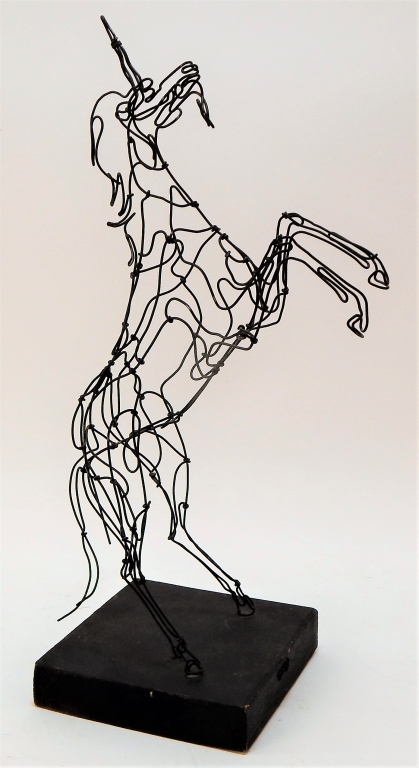 MCM REARING UNICORN BENT WIRE