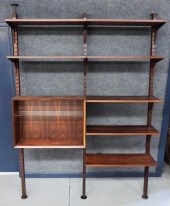 MCM ROSEWOOD BOOKSHELF CABINET