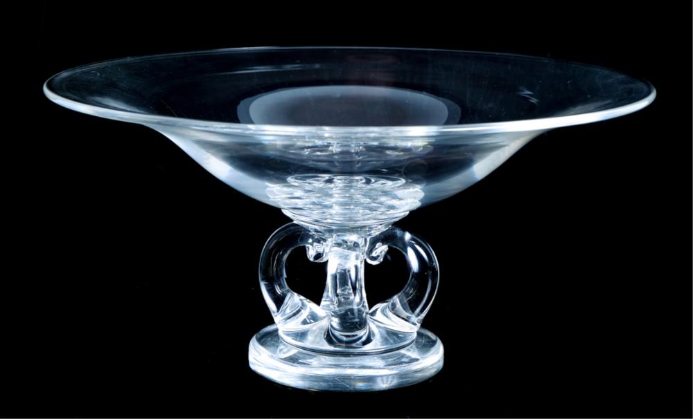 MCM STEUBEN PEDESTAL TAZZA BOWL