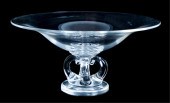 MCM STEUBEN PEDESTAL TAZZA BOW