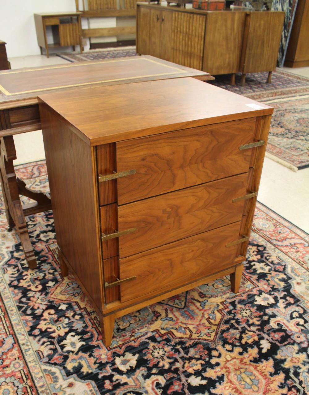 MCM THREE-DRAWER BEDSIDE CHESTMCM