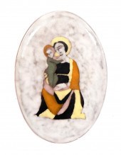 MCM WALL PLAQUE MADONNA & CHIL