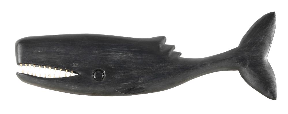 M.E. YARNELLI CARVED WOODEN SPERM