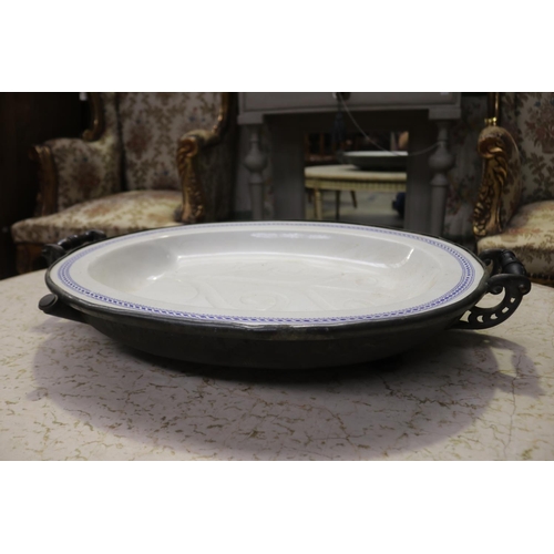 Meat platter warming dish, AF,