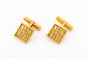 MECAN ELDE FRENCH 18K GOLD CUF