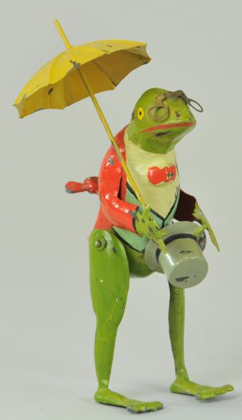 MECHANICAL FROG WITH UMBRELLA
