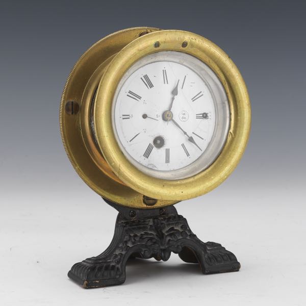 MECHANICAL TIME ONLY SHIP"S CLOCK 6