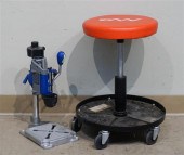 MECHANIC'S STOOL AND A DREMEL