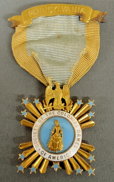 Medal- Society of the Colonial