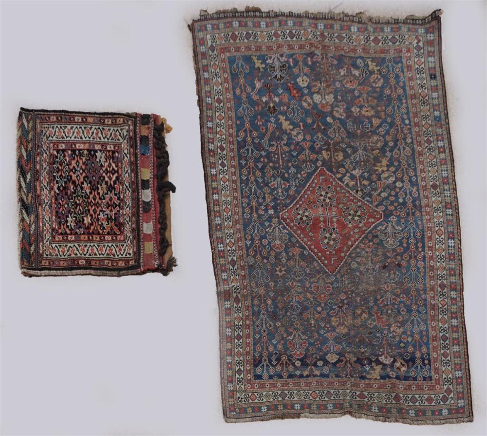 MEDALLION WOOL RUG TOGETHER WITH