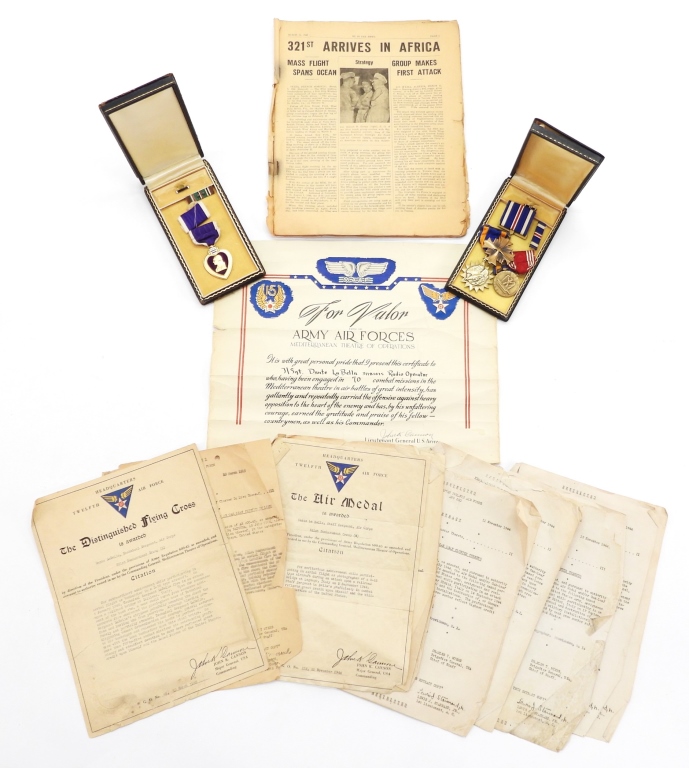 MEDALS AND ARCHIVE OF SGT. DANTE