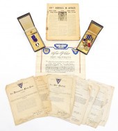 MEDALS AND ARCHIVE OF SGT. DAN