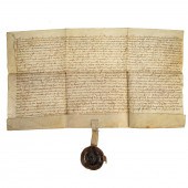 MEDIEVAL GERMAN WILL, 1477 Las
