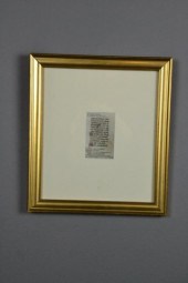 MEDIEVAL MANUSCRIPT BOOK OF HO