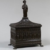 MEDIEVAL STYLE CAST BRONZE CAS