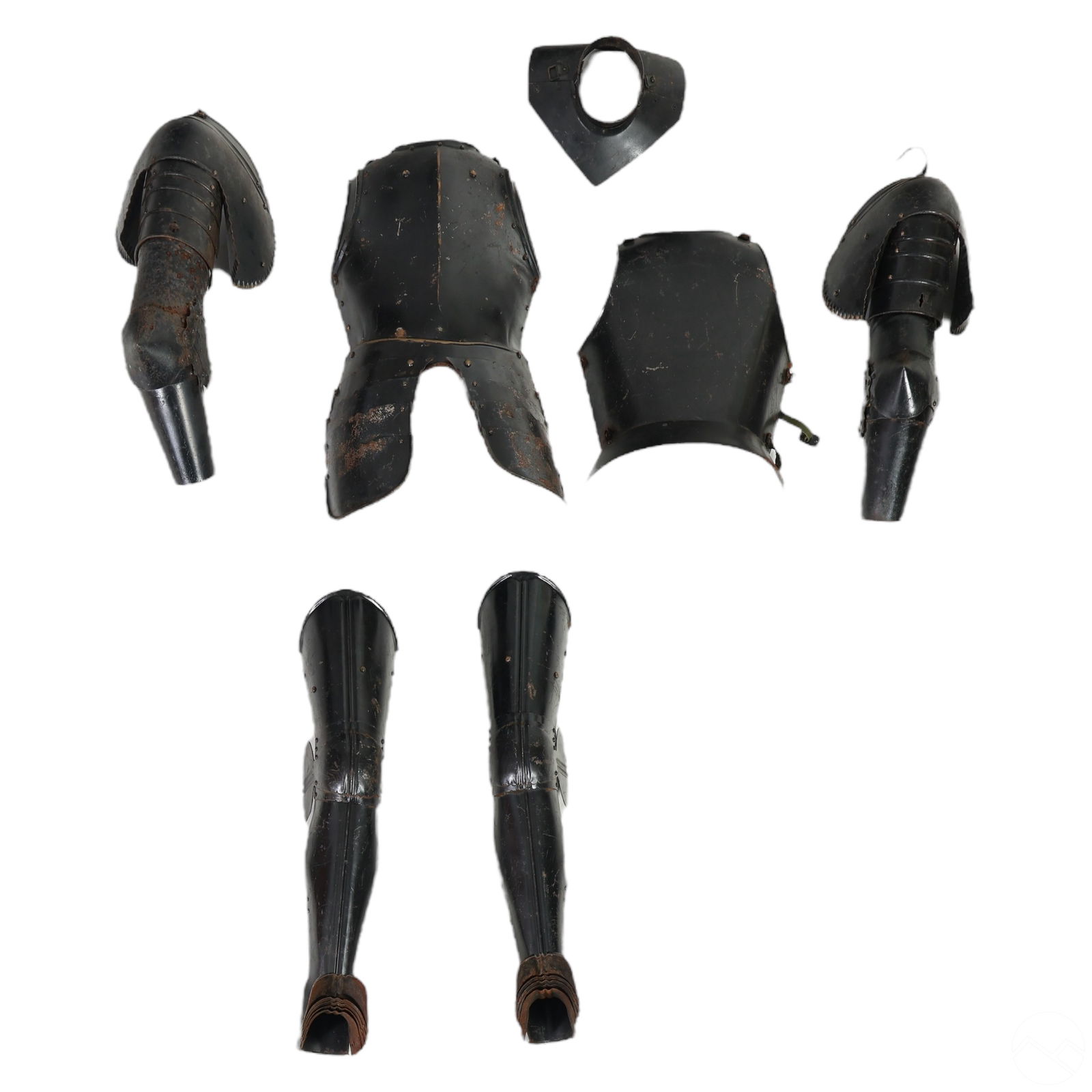 MEDIEVAL STYLE LIFE SIZE BLACK