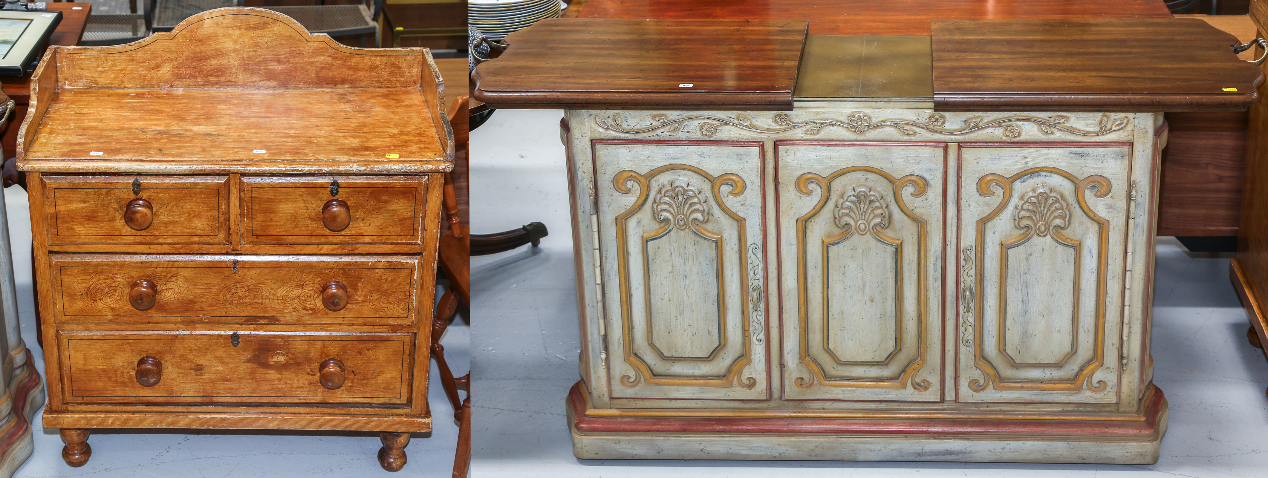 MEDITERRANEAN BAR CABINET;