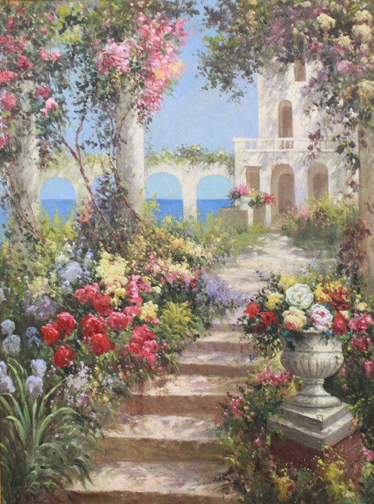 MEDITERRANEAN VILLA 47 x 35 1/2 in.