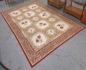 MEDIUM SIZED NEEDLEPOINT RUG 6