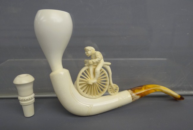 Meerschaum highwheel pipe in