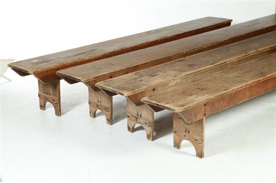 MEETING BENCH-TABLE SET.  Ohio or