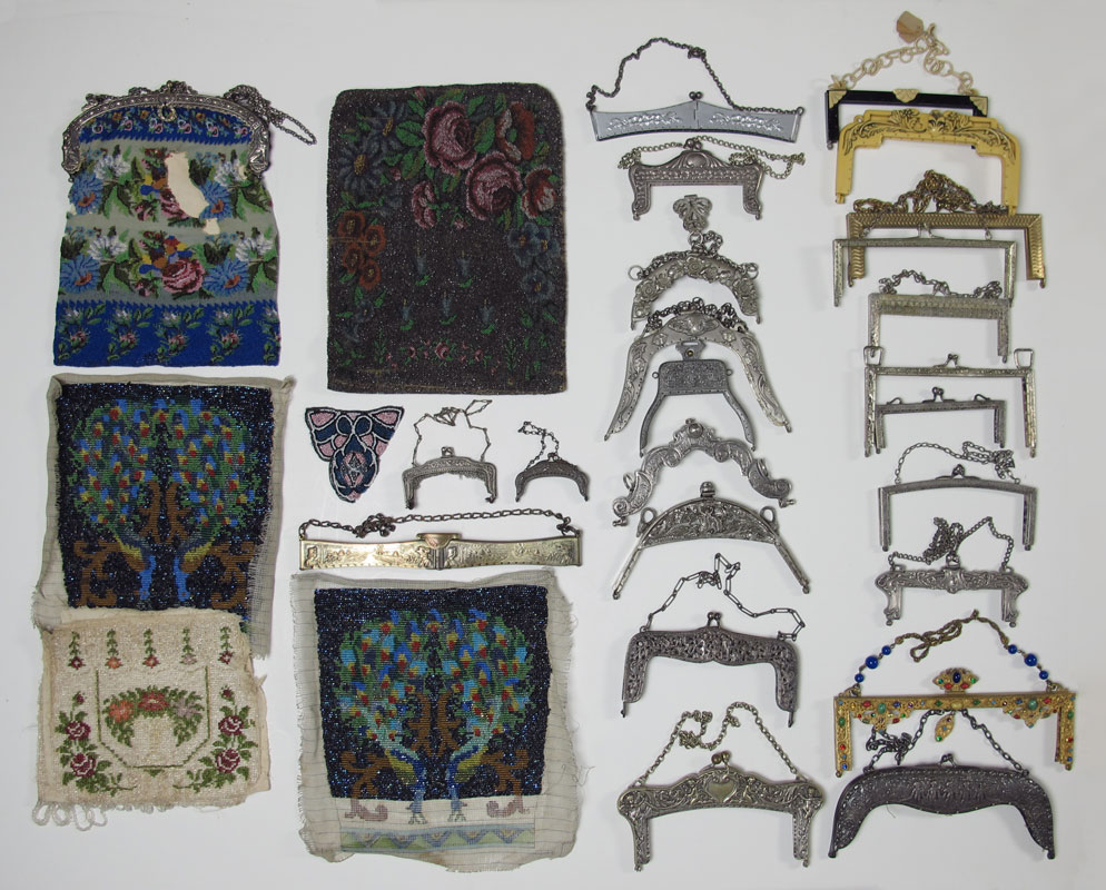 MEGA LOT PURSE FRAMES AND BEADED