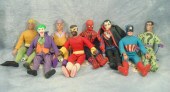 Mego Action Figures lot, set o