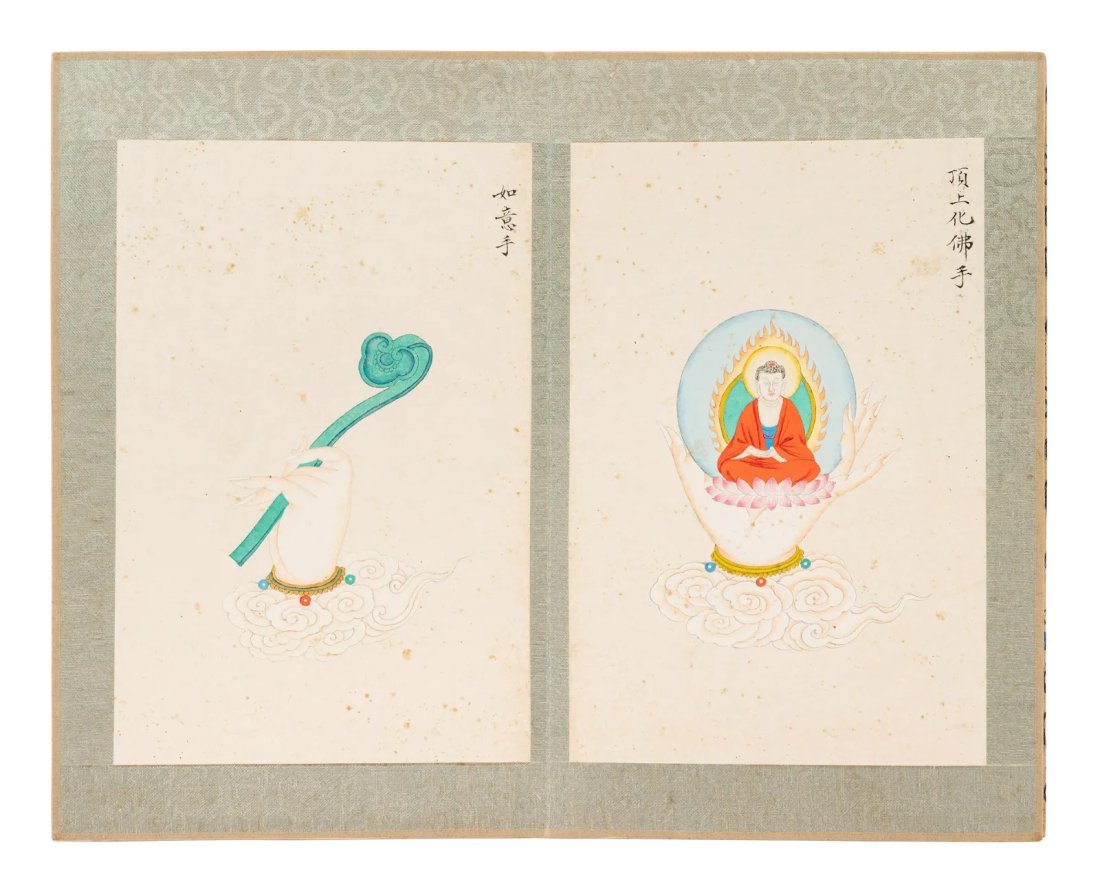 MEI LANFANG SIXTEEN BUDDHIST MUDRAS