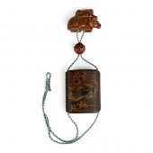MEIJI JAPANESE CARVED WOOD INR
