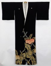MEIJI PERIOD BLACK AND GOLD TO