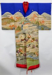 MEIJI PERIOD HAND PAINTED FLOW