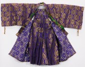 MEIJI PERIOD PURPLE AND GOLD H