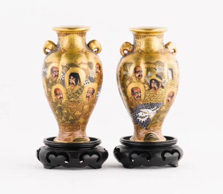 MEIJI PERIOD SATSUMA EARTHENWARE