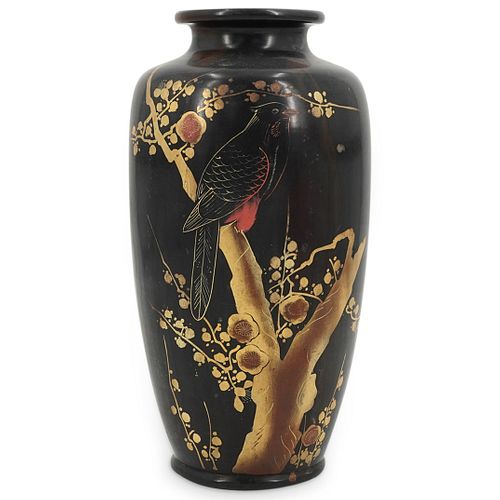 MEIJI-STYLE PATINATED BRASS