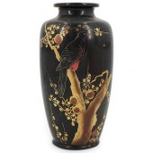 MEIJI-STYLE PATINATED BRASS VA