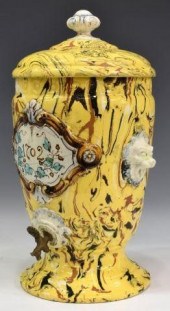 MEISELMAN ITALIAN MAJOLICA URN