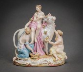MEISSEN ALLEGORICAL FIGURAL GR