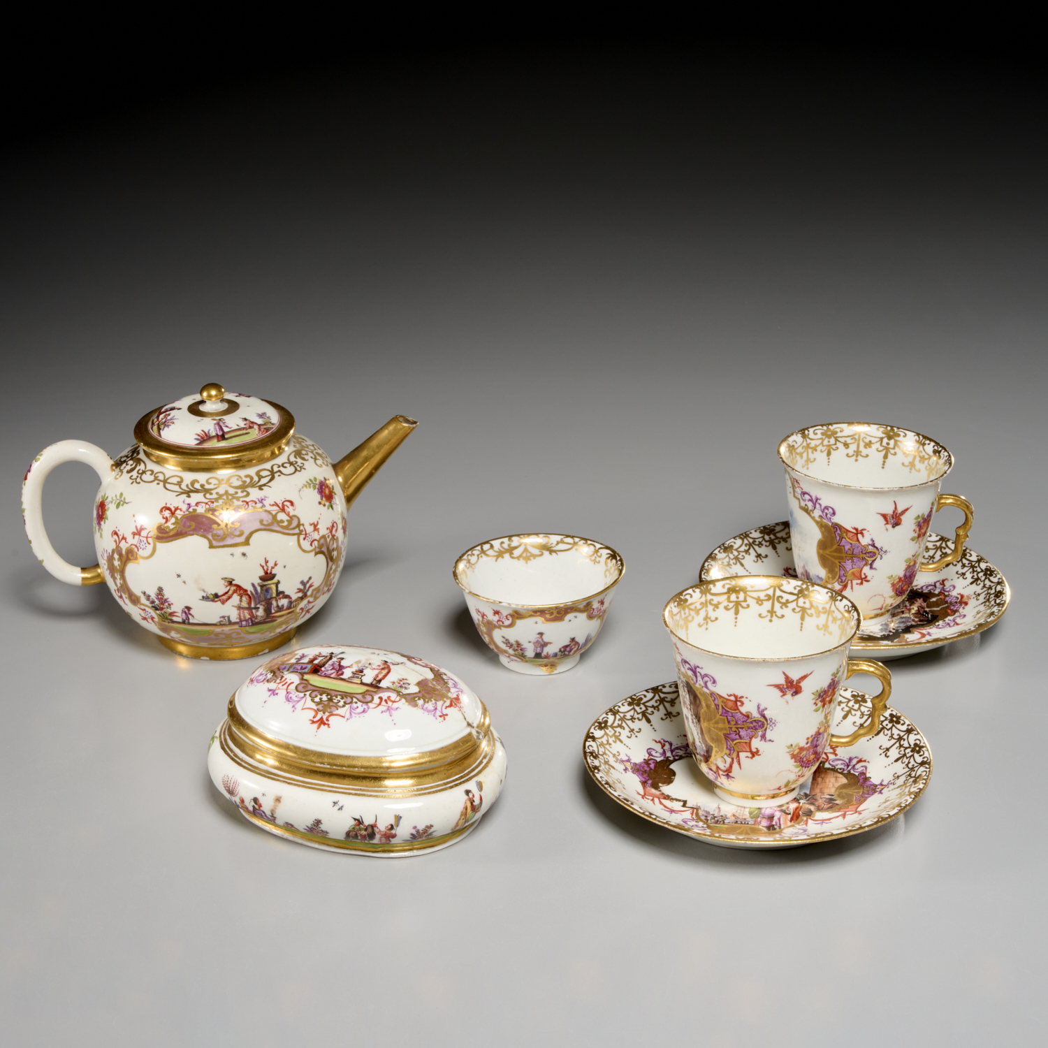 MEISSEN (ATTRIB) PORCELAIN
