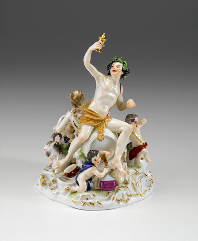 Meissen Bacchic figural group   