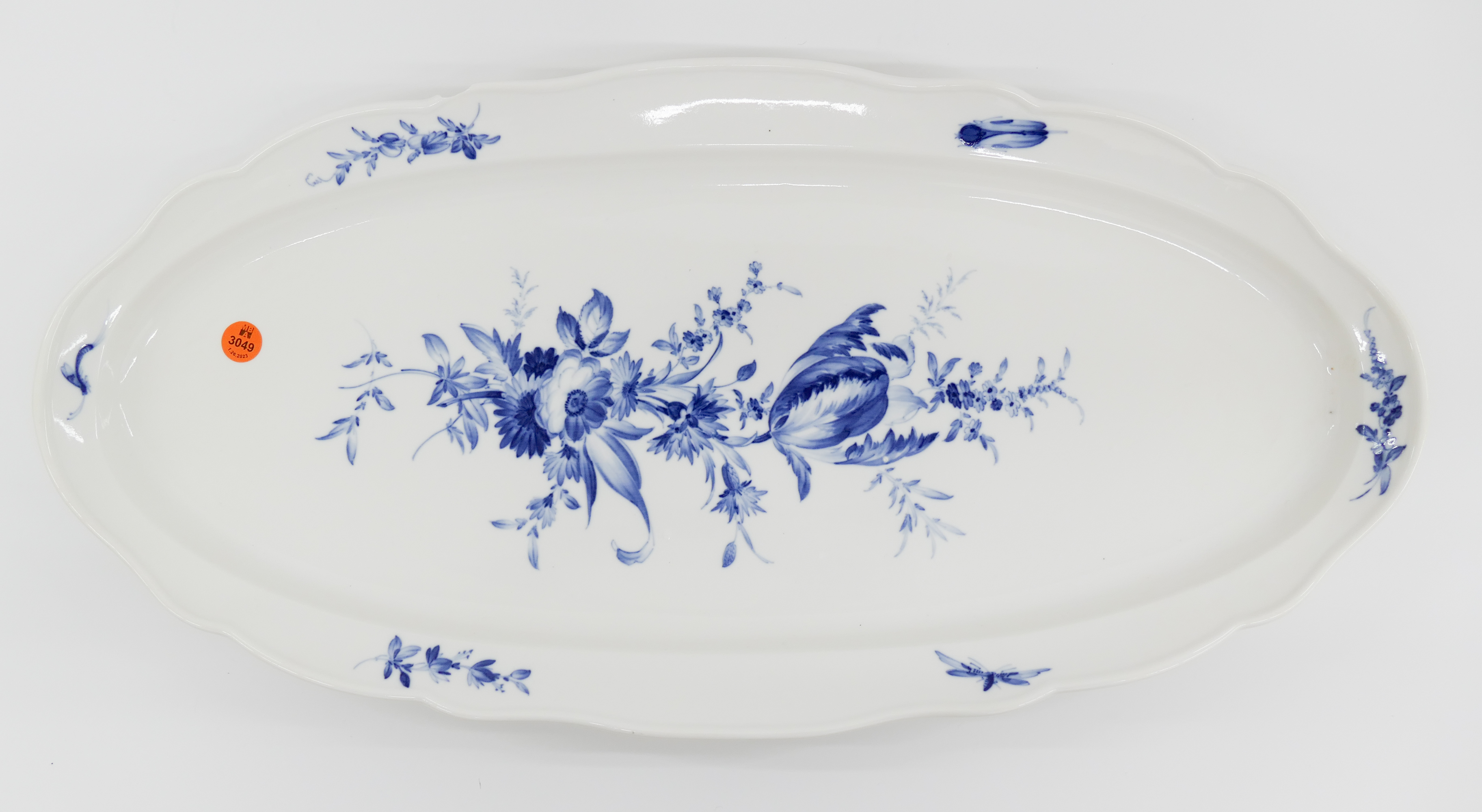 Meissen Blue Flowers and Insects