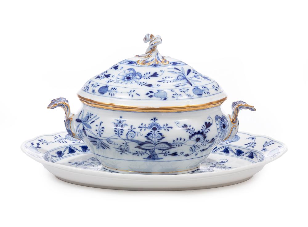 MEISSEN "BLUE ONION" PORCELAIN