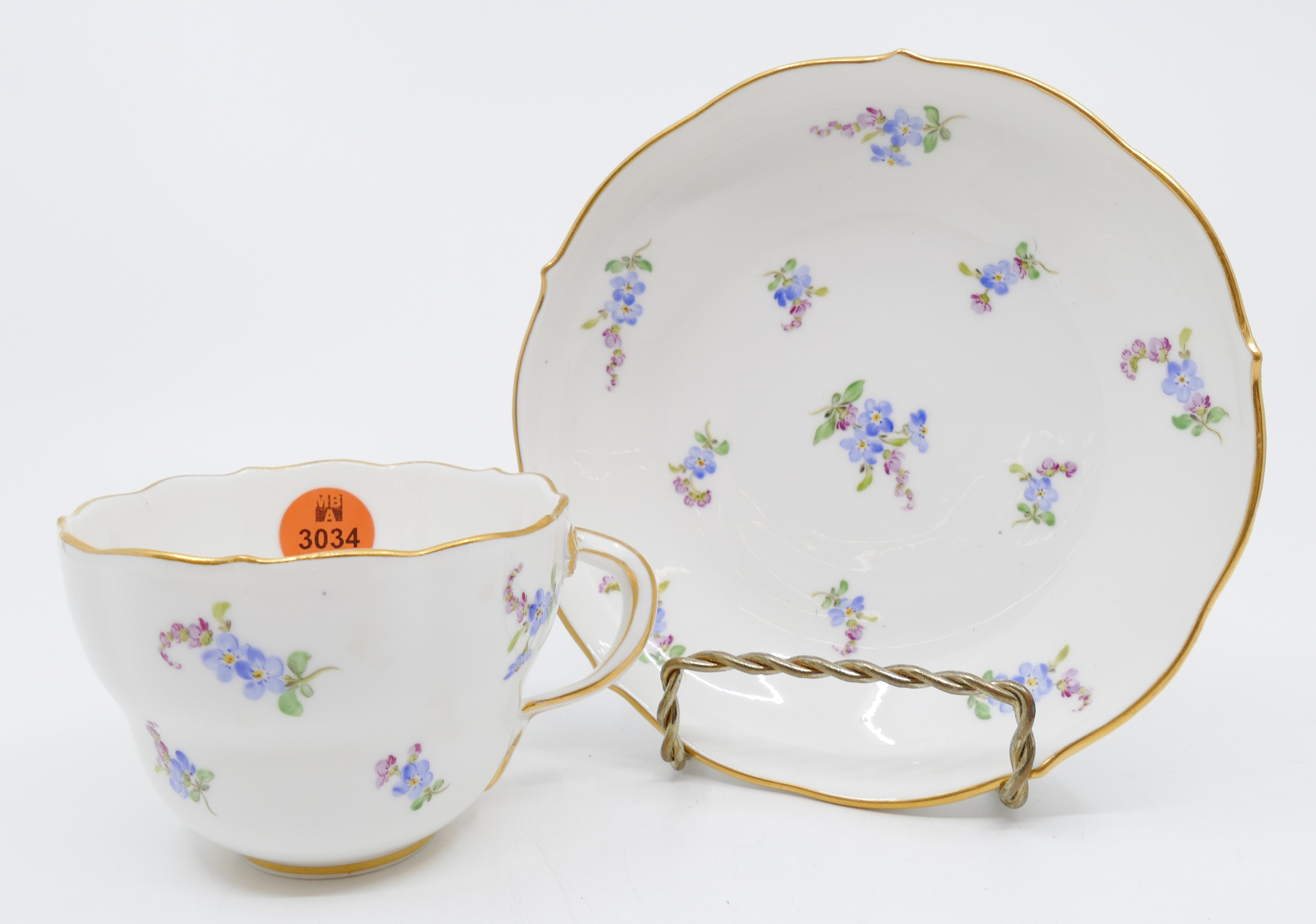 Meissen Blue Spray Flowers