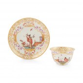 MEISSEN CHINOISERIE TEABOWL AN
