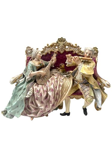MEISSEN COUPLE MUSICIANSMeissen